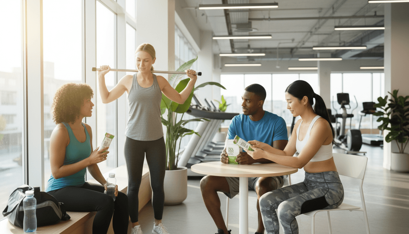 Group of youth participating in a wellness program activity